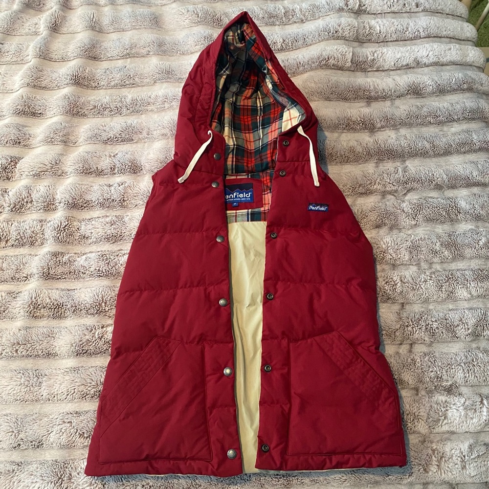 Penfield for Madewell Red Puffer Vest